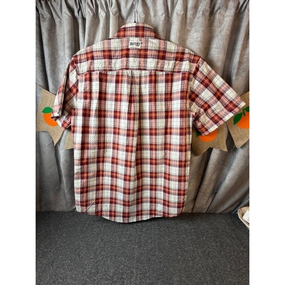 Eddie Bauer Seertech Seersucker Short-Sleeve Packable Shirt Sz S - Picture 3 of 6